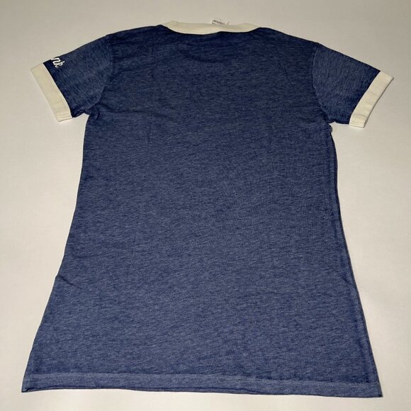 Victoria Secret Pink XS Ringer Tee T Shirt Graphic Short Sleeve Crew Neck - Picture 3 of 11